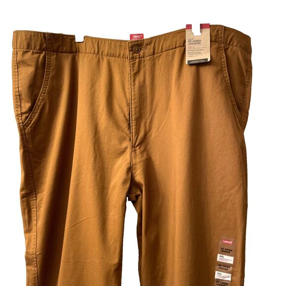 NEW Levi's XX Chino Jogger Pants Twill Stretch Brown Men's Size XXL - Picture 5 of 14